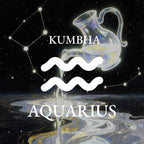 Aquarius - Natural Crystal Zodiac Bracelet for Intuition & Protection