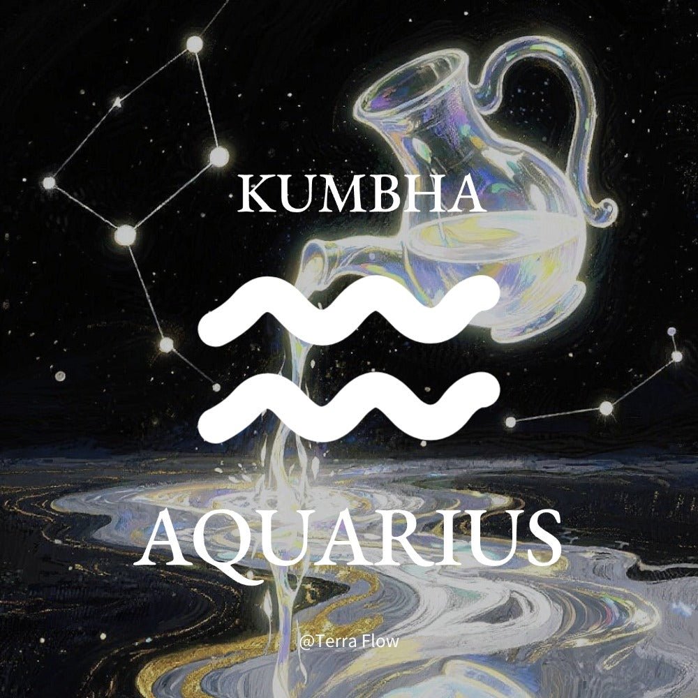 Aquarius - Natural Crystal Zodiac Bracelet for Intuition & Protection