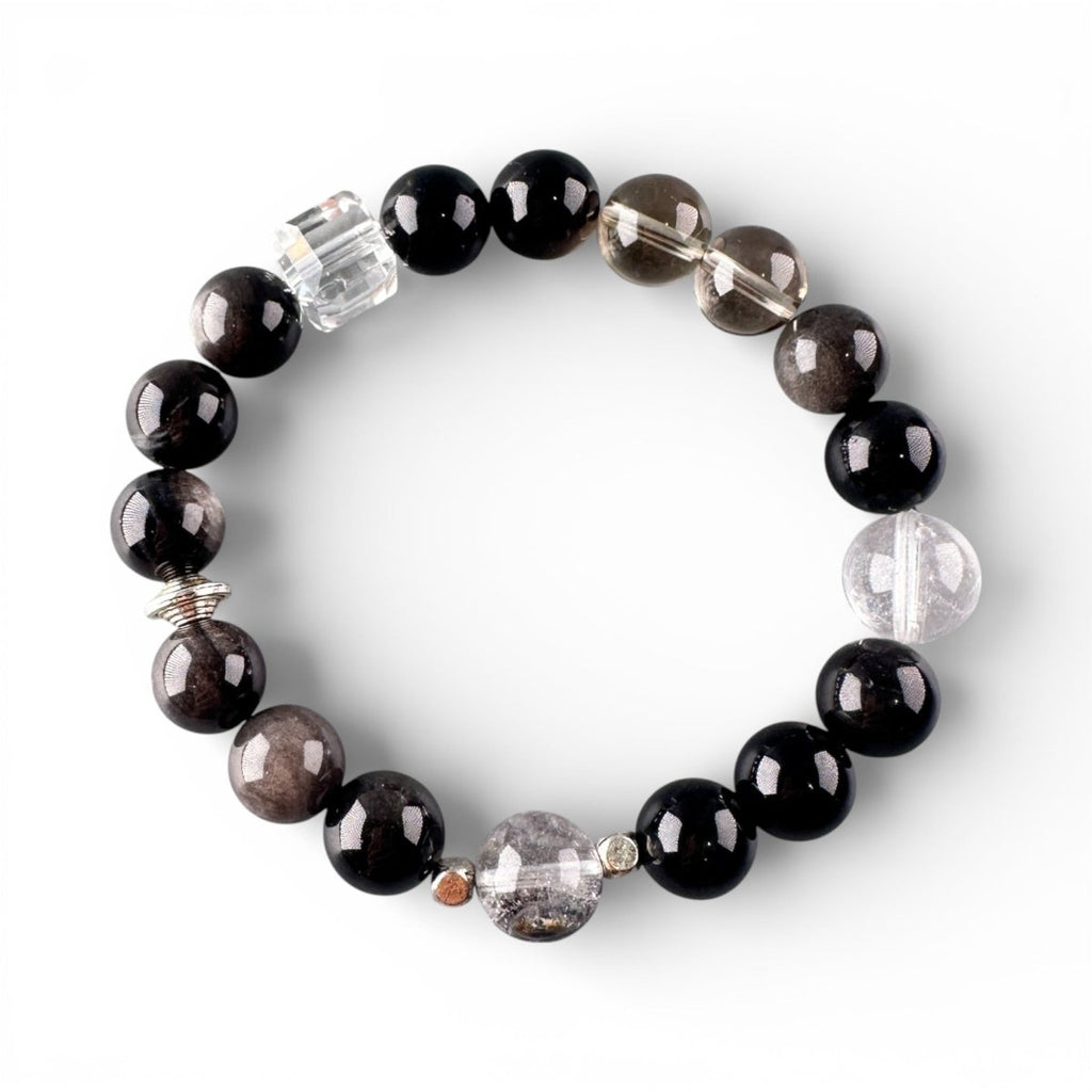 natural-silver-obsidian-herkimer-diamond-bracelet-eclipse-guardian-protection