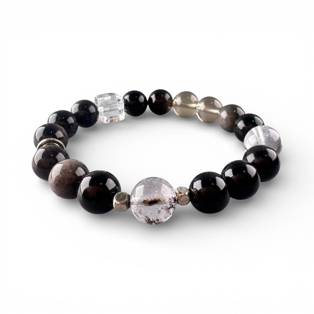 natural-silver-obsidian-herkimer-diamond-bracelet-eclipse-guardian-protection