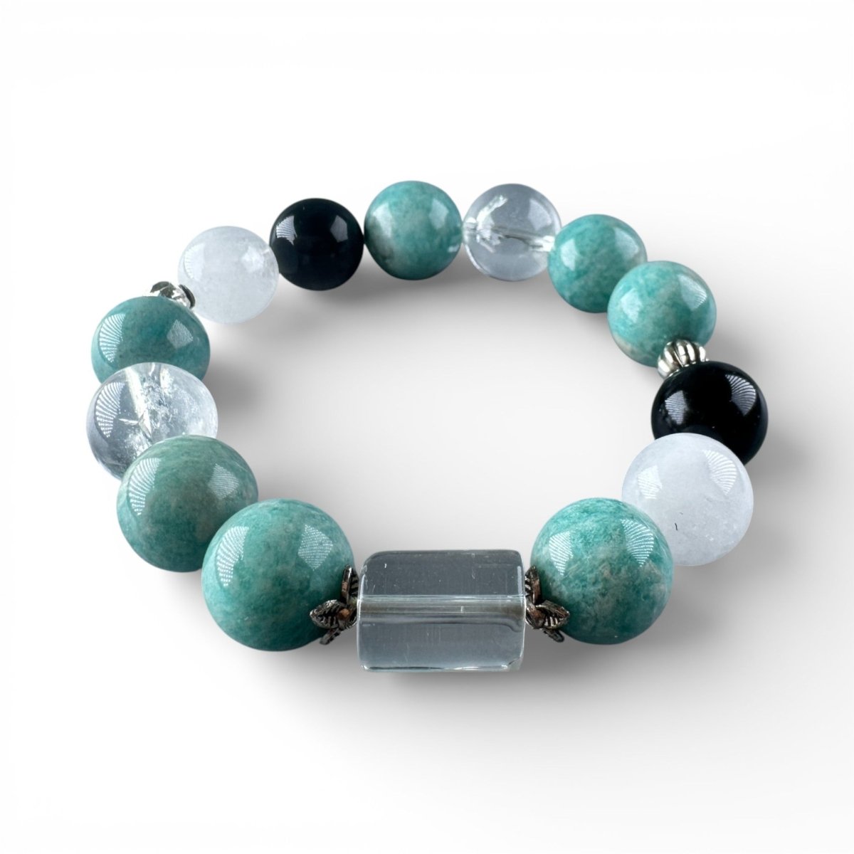 natural-amazonite-gold-sheen-obsidian-bracelet-celestial-flow-expression