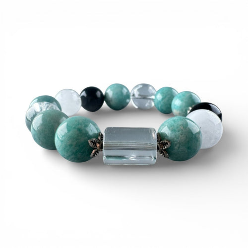 natural-amazonite-gold-sheen-obsidian-bracelet-celestial-flow-expression