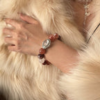 wearing-earthy-tone-moonstone-bracelet-for-inner-peace