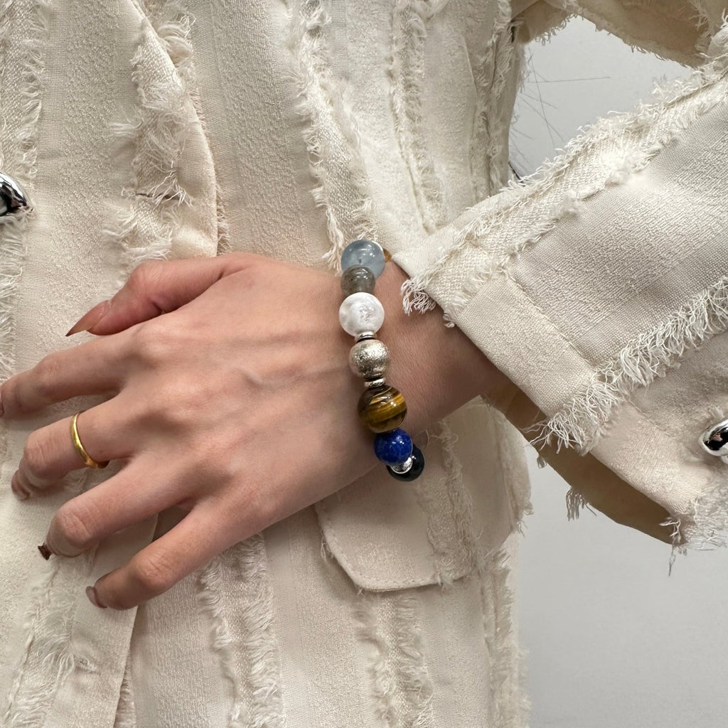 wearing-multi-gem-chakra-bracelet-for-cosmic-energy