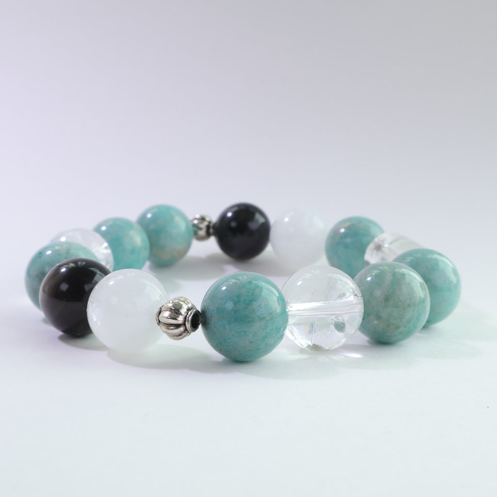 natural-amazonite-gold-sheen-obsidian-bracelet-celestial-flow-expression