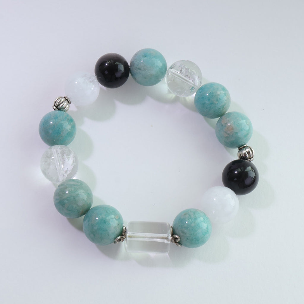 natural-amazonite-gold-sheen-obsidian-bracelet-celestial-flow-expression