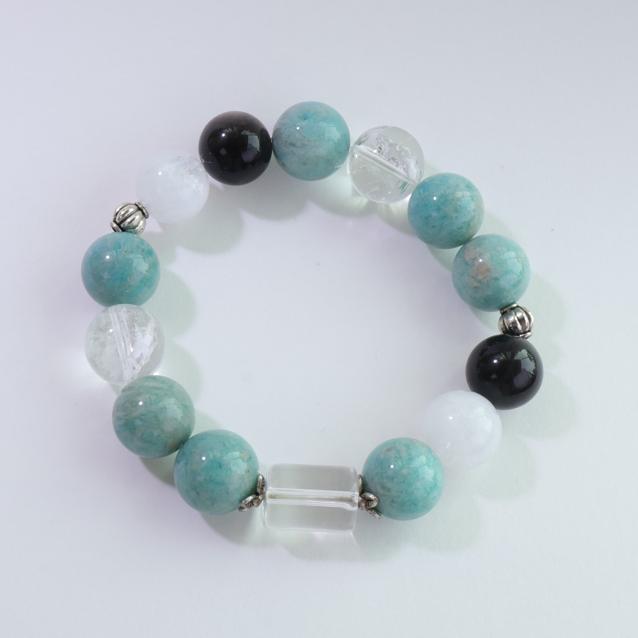 natural-amazonite-gold-sheen-obsidian-bracelet-celestial-flow-expression
