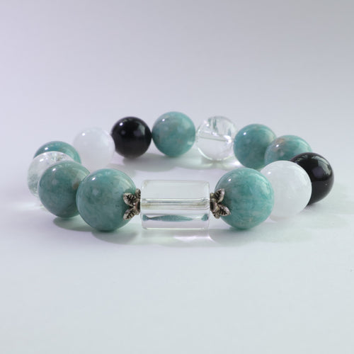 natural-amazonite-gold-sheen-obsidian-bracelet-celestial-flow-expression