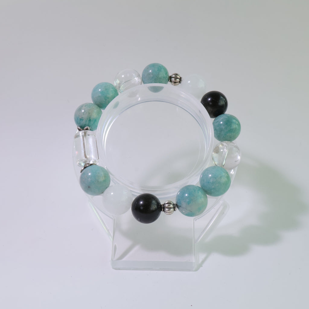 natural-amazonite-gold-sheen-obsidian-bracelet-celestial-flow-expression